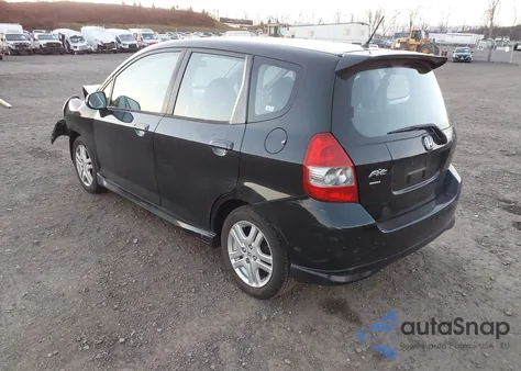 2008 Honda Fit Sport из США, поврежденный, VIN JHMGD38678S031600